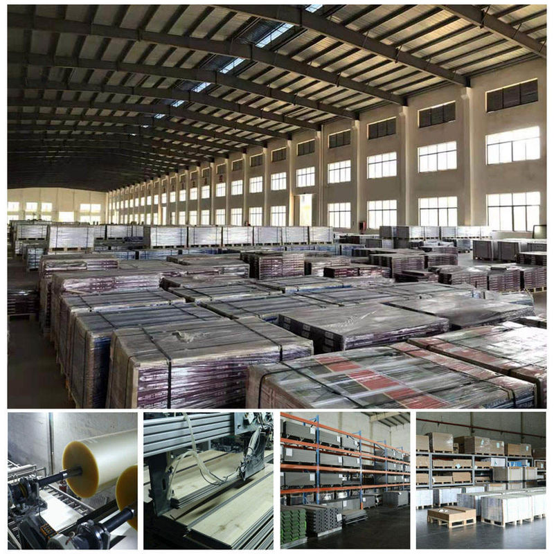 طلاء للأشعة فوق البنفسجية انقر فوق قفل SPC Vinyl Flooring Spc Vinyl Tile 5mm Aging Resistance