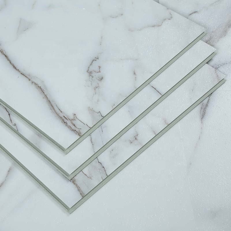 FSC 4.0mm Marble Look Spc Flooring Commercial Spc Waterproof Vinyl Flooring