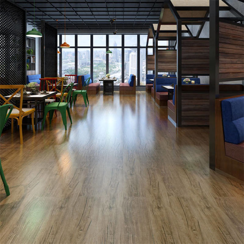 Piso Laminado 8mm SPC Vinyl Flooring انقر فوق Plank Vinyl Flooring UV Coating