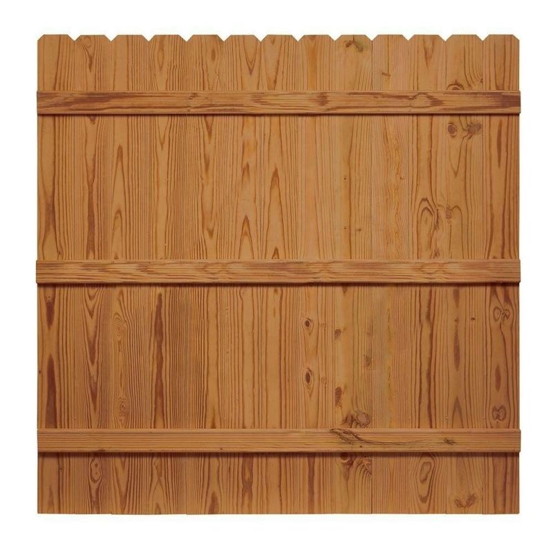 FSC Yard 8 Ft High Cedar Wood Fence Panel في الهواء الطلق Cedar Border Fence