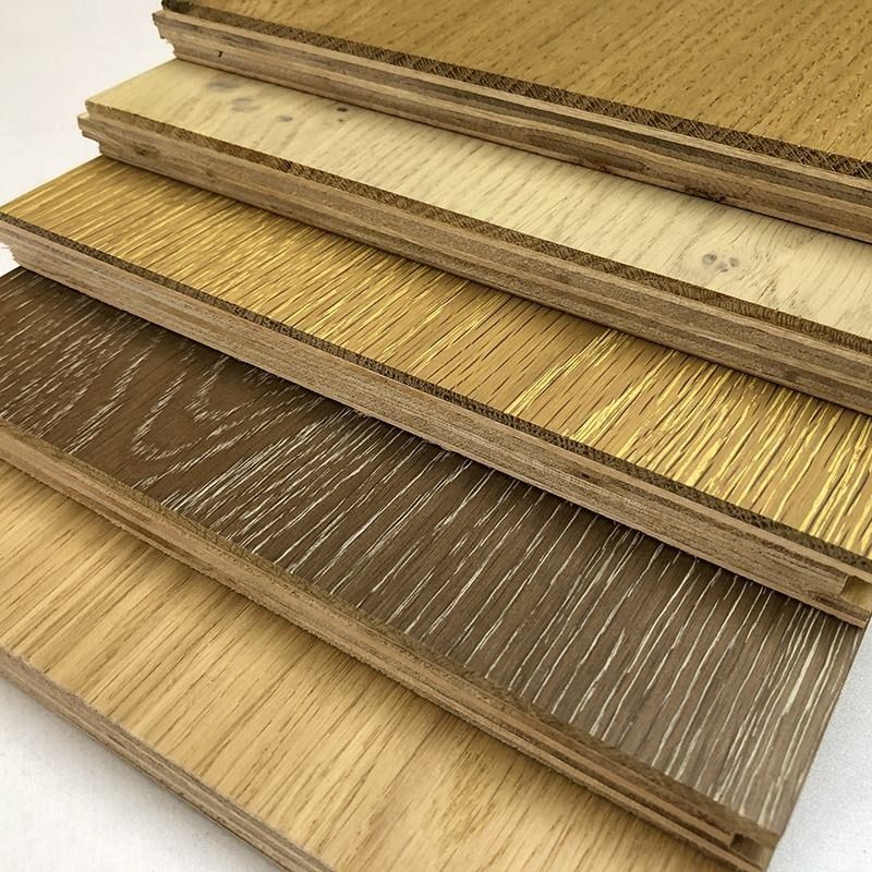 لوح عريض يغسل من خشب البلوط المتعثر هندسيًا أرضيات 20 لونًا قابلة للتخصيص