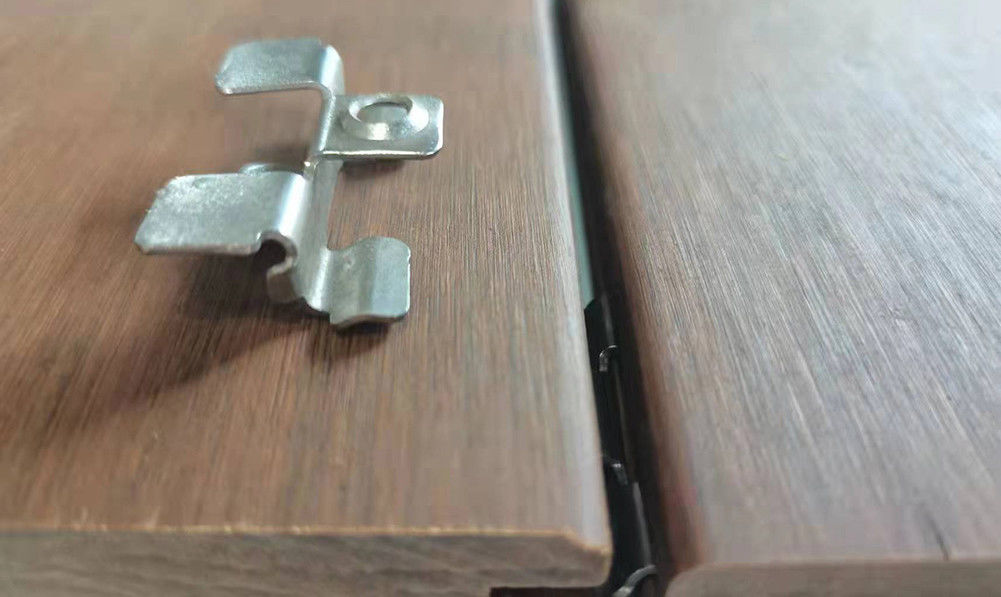 2.2m 2.4m 3.6m الطوابق الخشبية الخيزرانية المصفوفة عموديا مع الصب 2 خروقات الجانب