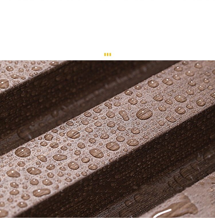 ألواح الحائط الداخلية الزخرفية ألواح السقف PVC مطلية الخيزران الألياف الفنية اللوفر ألواح الخلفية WPC ألواح الشلطة المزدوجة