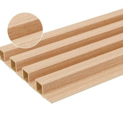 التغطية الخشبية الداخلية البلاستيك المركب المغطاة المزدوجة اللوحة الغطاء Wainscoting الفينيل الخشب الزخرفية 3D WPC لوحة الحائط