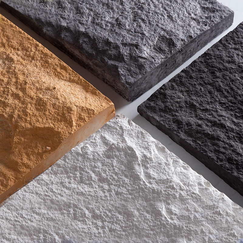 بيع بالجملة لوحة الحائط الحجرية الفطر PU لوحة الحائط الحجرية الحجر للزخرفة