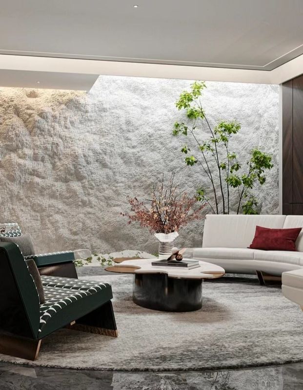 خفيفة الوزن الخارجية الخارجية الزخرفية PU الصخرة المزيفة لوح الحجر البوليوريثان 3D لوحة الحائط الحجري PU