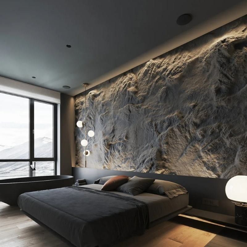 سعر المصنع الحجر الزراعة الاصطناعية PU حجر رغوة للزخرفة الجدارية PU 3D لوحة الجدار