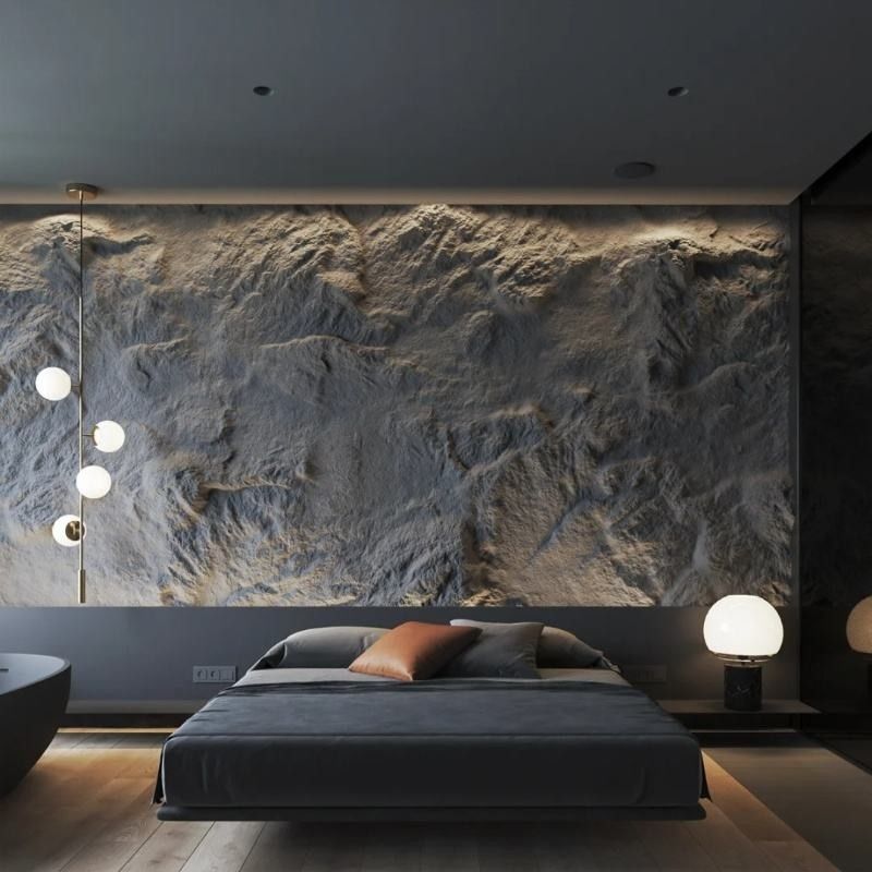 سعر المصنع الحجر الزراعة الاصطناعية PU حجر رغوة للزخرفة الجدارية PU 3D لوحة الجدار