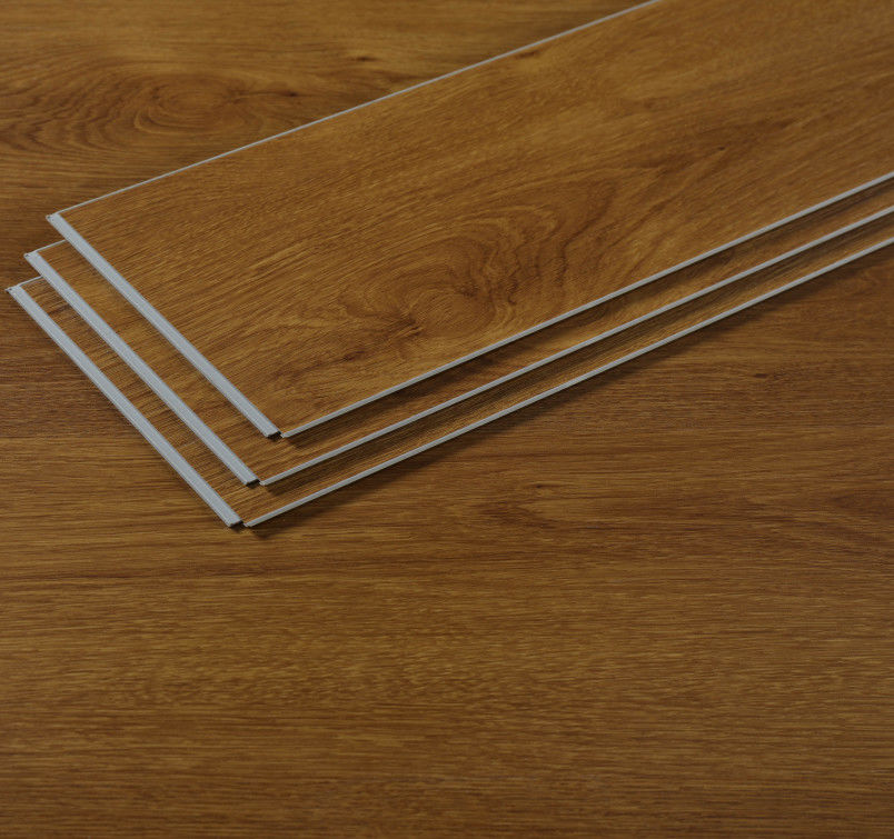 نسيج البلوط EIR ديكور الداخلي 5mm 6mm SPC Click Lock الأرضيات من اللوحات الفينيلية