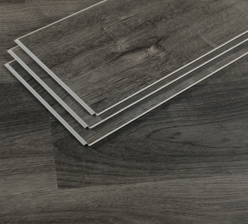 نسيج البلوط EIR ديكور الداخلي 5mm 6mm SPC Click Lock الأرضيات من اللوحات الفينيلية