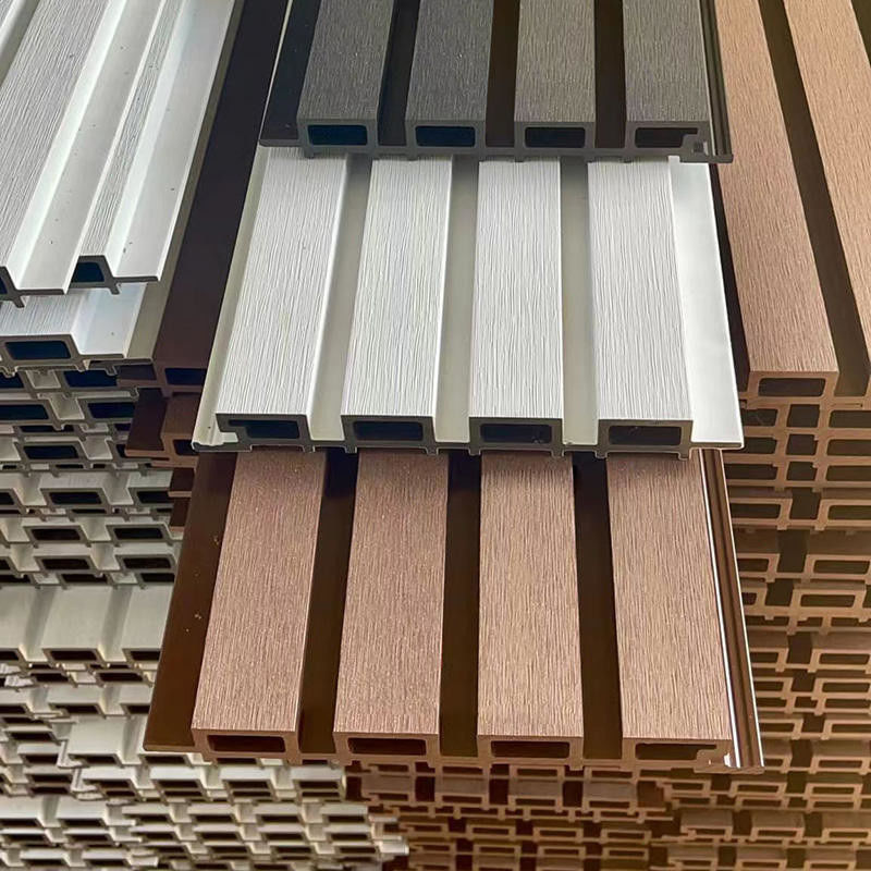 مبيعات مباشرة من المصنع عالية الجودة لوحة الحائط الخارجي المقاوم للماء المضادة للطفرة Wpc تغطية الحائط للزخرفة الخارجية
