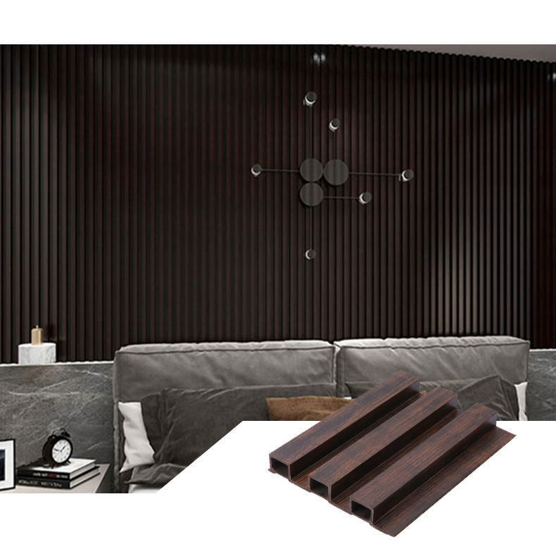 مصنع بيع بالجملة الخشب البيئي ألواح الحائط WPC PVC البلاستيكي ألواح الحائط حائط تلفزيون للداخلية الخارجية الألوان المخصصة