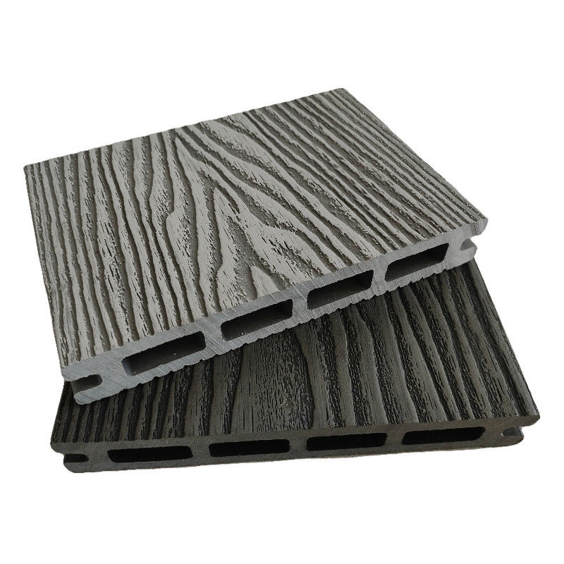 الخشب الخارجي البلاستيك المركب الطابق الخشبي الطابق الخشبي ثلاثي الأبعاد المنهار WPC الطابق المركب الطابق