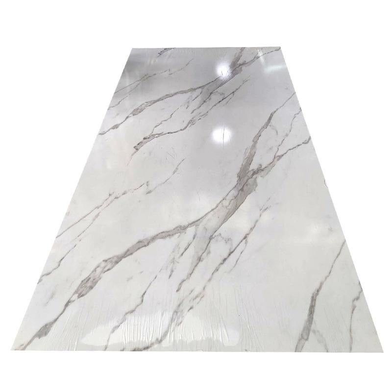 ألواح بلاستيكية داخلية زخرفية للوحة الرخامية UV PVC