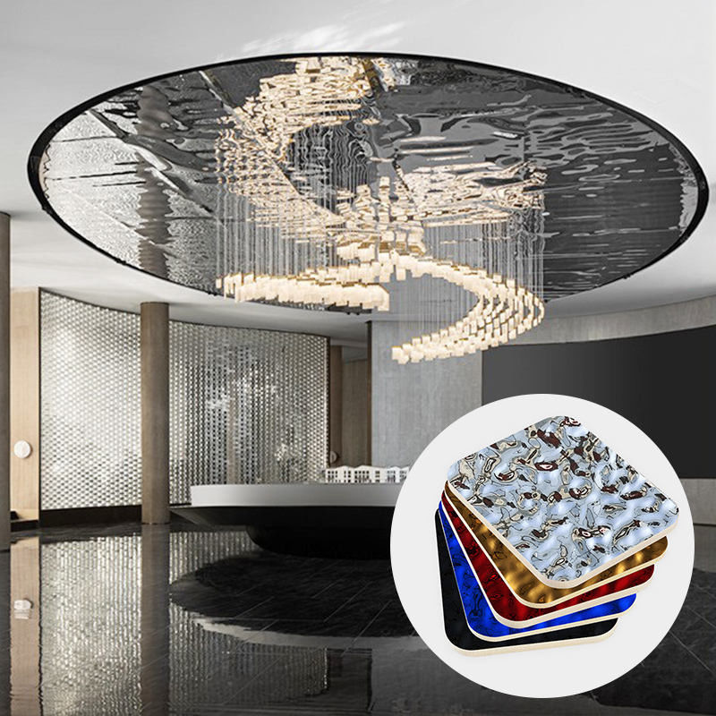 الخيزران الفحم المياه الموجة الخشب اللوحة القماشية الكربون اللوحة الكريستالية الخيزران الخشب ألياف الجدار