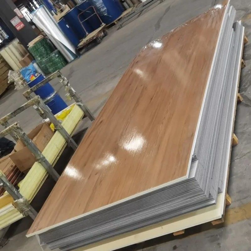 الخيزران الفحم الخشبية اللوحة الفنير المرآة الجانبية ضد الحرائق لوحة الحائط Pvc