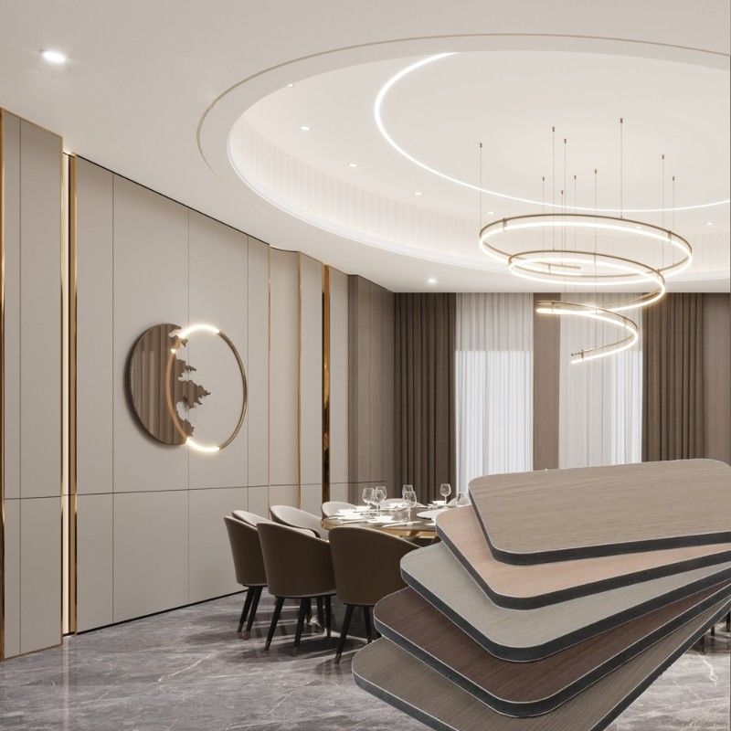 الخيزران الكربون الكريستال الخشب الكربون الصفيحة اللوحة الحائط الفنير & ألواح PVC الحائط