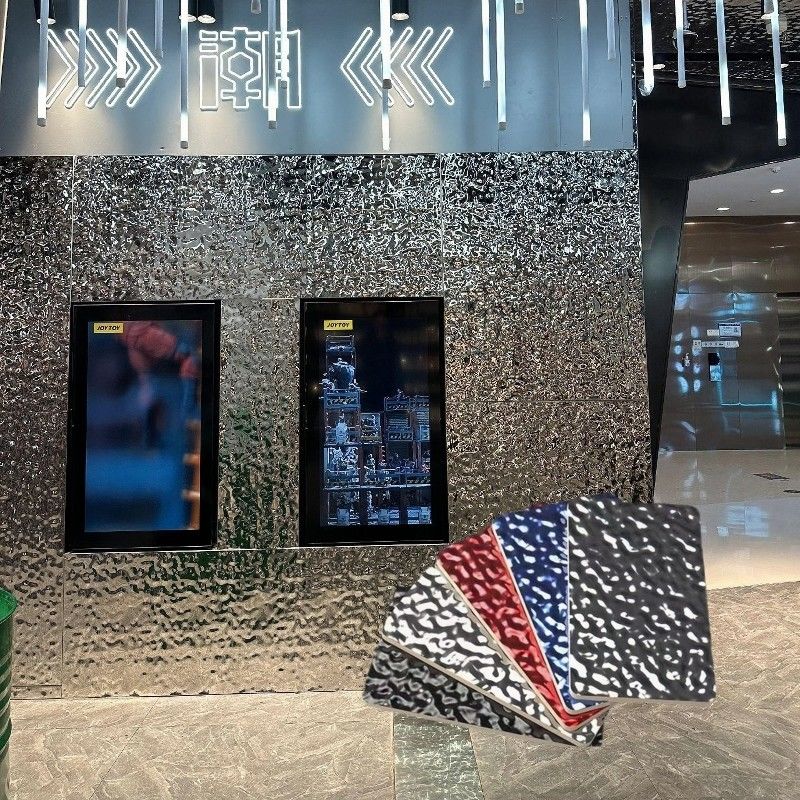 لوحة حائط PVC مع الداخل الماء الموجة الكربون تصميم بلور الخيزران الخشب الألياف الخيزران الفحم الالكتروني الصوتية المقاومة للحريق