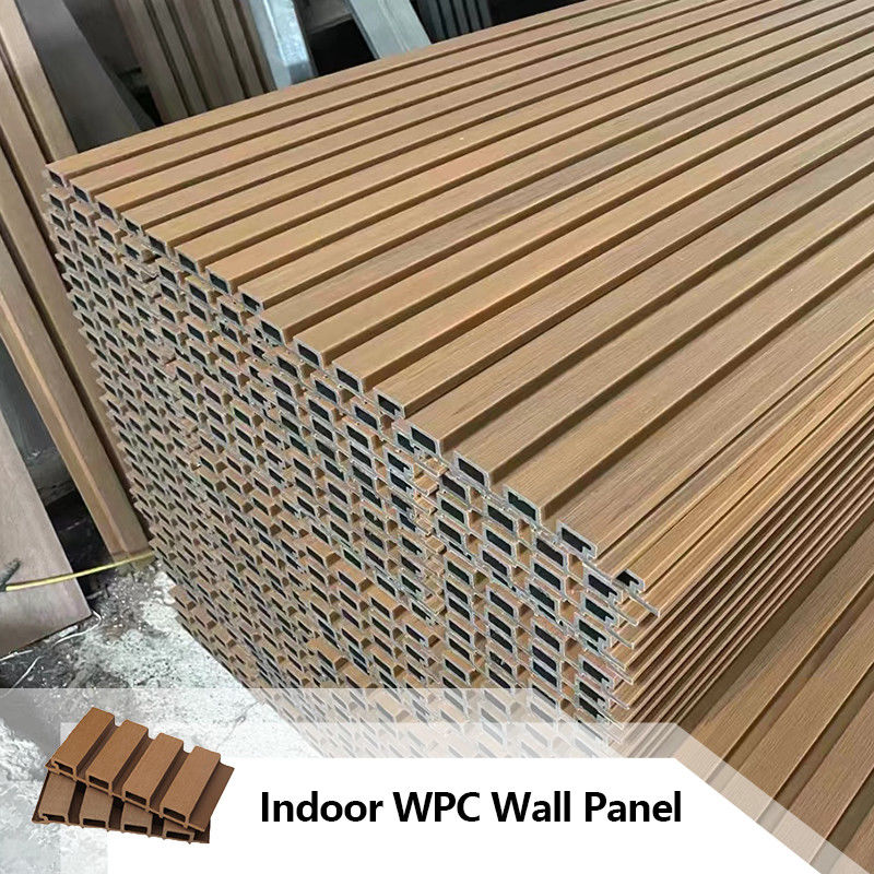لوحة حائط Wpc ديكور داخلي ألواح داخلية خشب بلاستيكي مركب لوحة حائط Wpc PVC لوحة حائط Wpc مدفوعة خطأ أسود