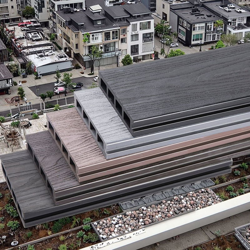 طابعة الخشب المنسوجة الصين الخشب البلاستيكية النسيج الأرضيات