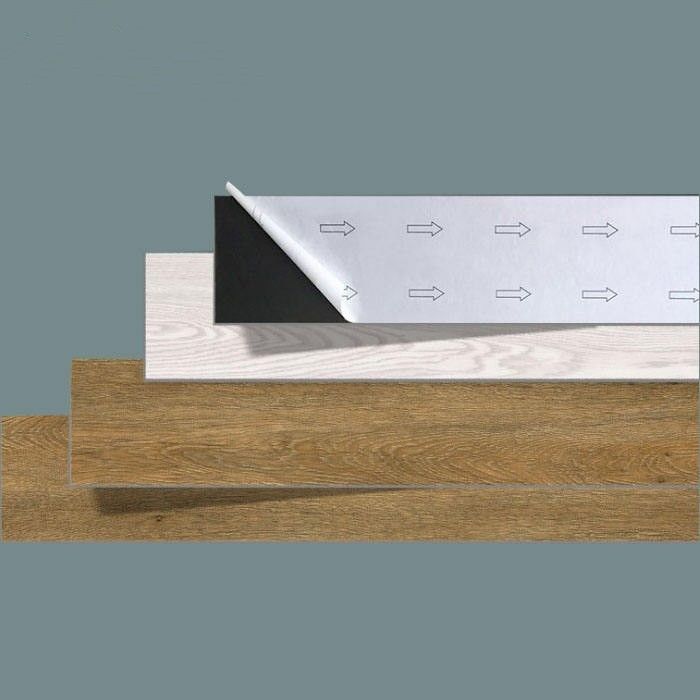 الأرضيات اللاصقة الذاتية المقاومة للماء من البروتوكول البلاستيكي العصا DIY الأرضيات الفينيل للديكور الداخلي في مبنى المكاتب