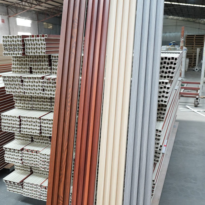 لوحة حائط WPC مقاومة للماء للتلفزيون خلفية للديكور الداخلي في الفنادق والشقق مصنوعة من البلاستيك