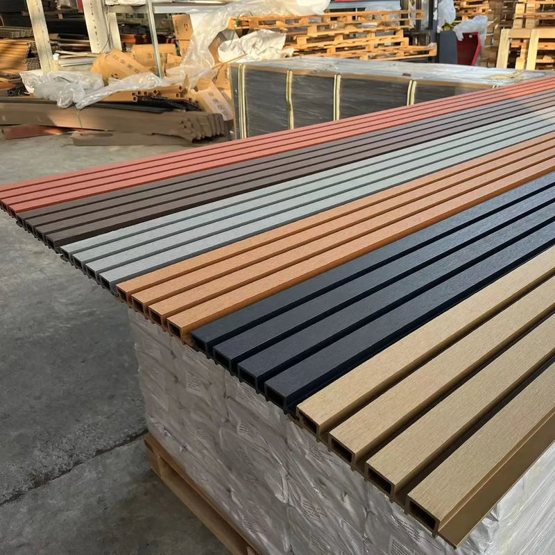 طلاء جدار عالي الجودة Wpc خارجية خارجية مركبة خارجية Wpc لوحات طلاء جدار خارجية Wpc