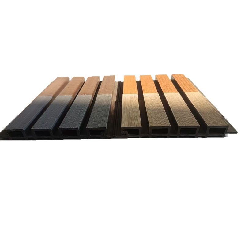 سعر منخفض بيع بالجملة الخارجي خشب الحبوب الزخرفة الخارجية WPC غطاء لوحة الجدار