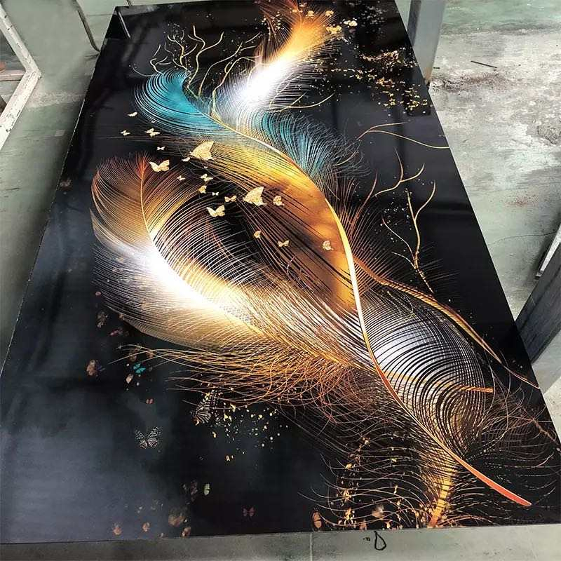 4x8 قدم ورقة رخام PVC UV لوح حائط PVC UV بديل للرخام لوح بديل للرخام 3 مم ورقة PVC UV