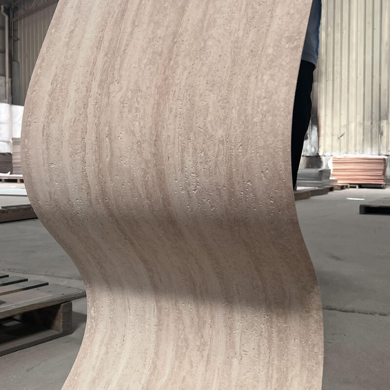 بيع بالجملة الحجر الناعم المرن الحائط الخارجي القشرة البلاط ورقة التغطية الحجرية الزخرفية لوحة الحائط