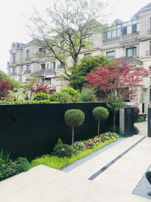 لوحة واجهة WPC حديثة، ألواح خارجية، ألواح جدارية خارجية، تكسية جدار WPC للفنادق