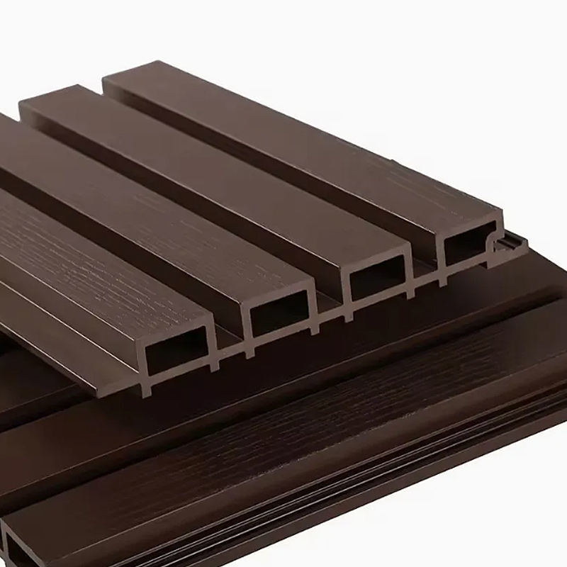 ألواح تكسية خارجية مقاومة للماء ألواح حائط WPC للاستخدام الخارجي ديكور خارجي خشبي Wpc تكسية الجدران