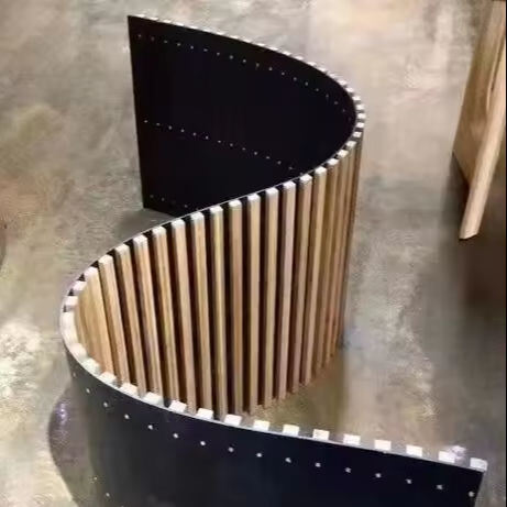 ألواح حائط شرائحية صوتية مرنة من خشب MDF صديق للبيئة بتصميم حديث ثلاثي الأبعاد، سمك 21 مم