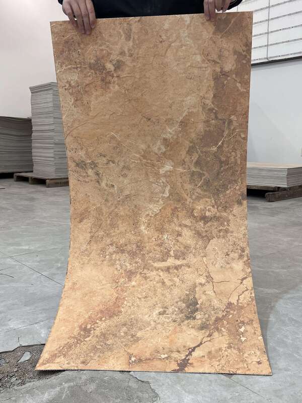 لوحة حائط مرنة من حجر MCM بملمس الحجر الرملي الطبيعي، فائقة النحافة وخفيفة الوزن لتزيين الجدران الداخلية والخارجية