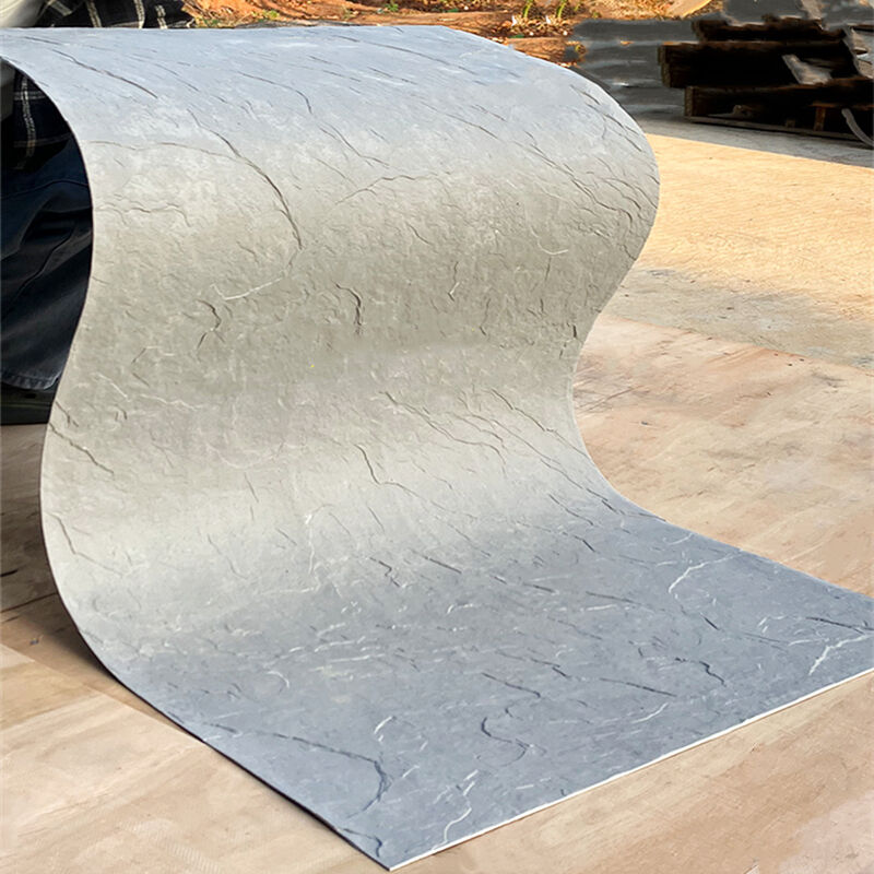 ألواح تكسية الحجر الطبيعي للديكور الداخلي/الخارجي المرن والصديق للبيئة والمقاوم للحريق والماء والحجر الاصطناعي