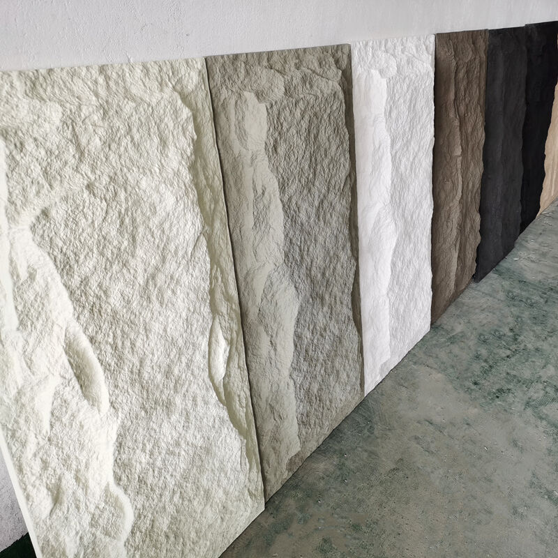 ألواح تكسية الحجر الطبيعي للديكور الداخلي/الخارجي المرن والصديق للبيئة والمقاوم للحريق والماء والحجر الاصطناعي