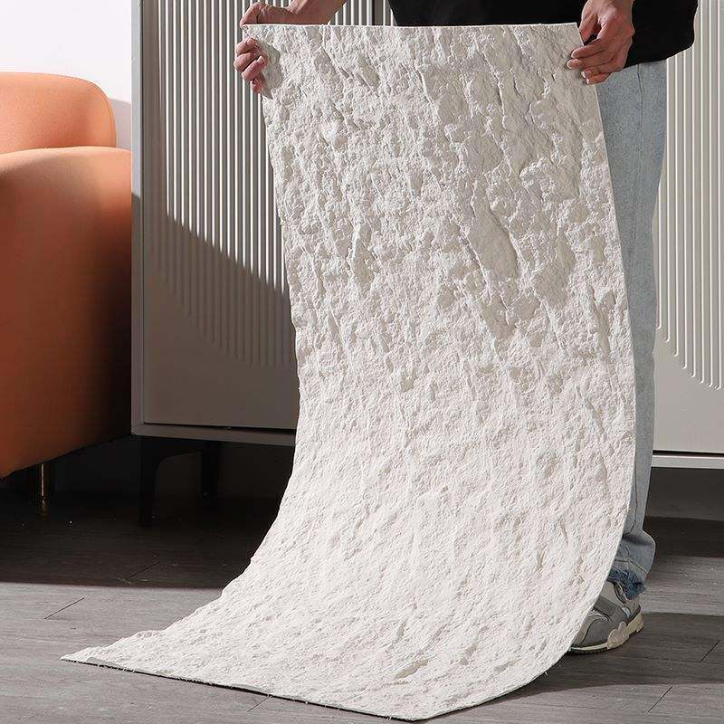 مضاد للماء مضاد للنار حجر مزيف ناعم لوحات الحائط من الترافرتين النمط الكلاسيكي قابلة للثنية صناعية قابلة للاضطرابات