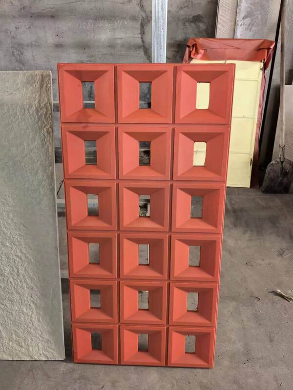 تصميم حديث لوح حائط من الحجر الصناعي PU رغوة حجر صناعي PVC للوظيفة الداخلية والخارجية المقاومة للماء نوع الورقة الزخرفية