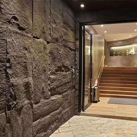 الوزن الخفيف التصميم الحديث البوليوريثين الزخرفي لوحة الحائط من حجر PU اللوحة الكبيرة للفنادق والاستخدام الداخلي مصنوعة في الصين