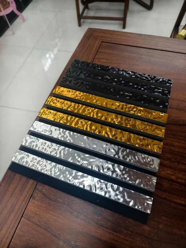 ألواح صوتية حديثة مُمتصة للصوت ثلاثية الأبعاد المياه الموجة الشريحة الصوتية للستوديو الفندق