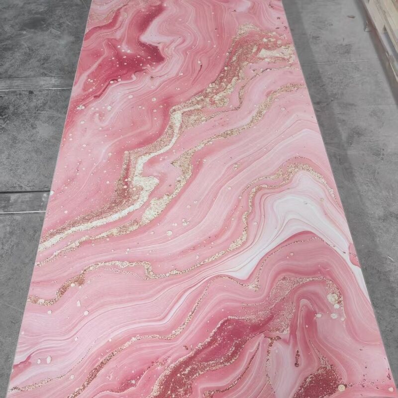 UV Marble PVC Wall Panels Easy Install Interior Decorative Sheets