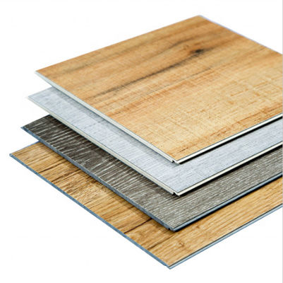 فاخر مقاوم للماء انقر فوق SPC الفينيل الأرضيات المضادة للخدش تنقش السطح