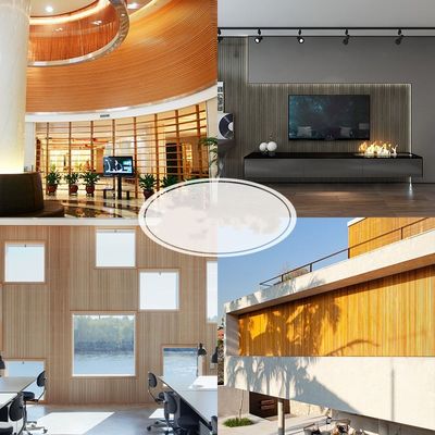 صديقة للبيئة الداخلية WPC لوحة الحائط 159 مم * 10 مم التثبيت السريع