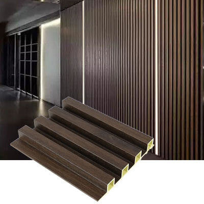 لوحة حائط Wpc الخشب البلاستيكية المركبة الجدار التغليف المواد الزخرفية الداخلية