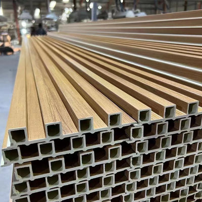 SONSILL UTO حبة خشبية PVC ديكور داخلي Wpc لوحة الحائط المزدوجة تغطية ديكور داخلي