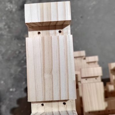 التصميم الحديث مخزن الخشب في الهواء الطلق الروستيكي المقاوم للماء بيت حديقة خشب الصنوبر