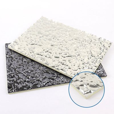 8 ملم الخيزران الفحم الخشب حبة wpc الديكورية داخل لوح الحائط