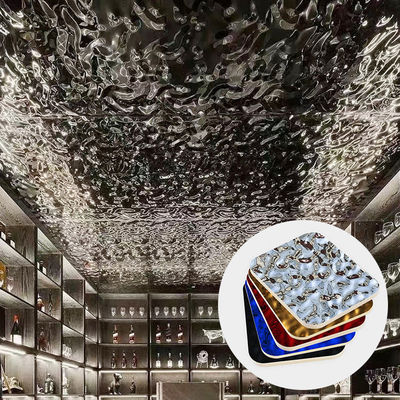 الخيزران الفحم المياه الموجة الخشب اللوحة القماشية الكربون اللوحة الكريستالية الخيزران الخشب ألياف الجدار