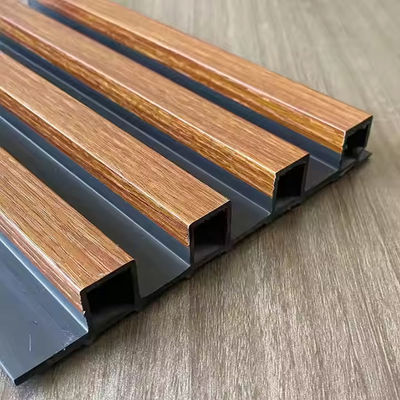 PVC Wpc الجدار الداخلي لوحات الدهون 3D ديكور Wpc لوحة الجدار للفنادق الداخلية تصميم الخيزران