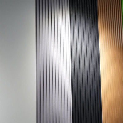 لوحة حائط WPC مقاومة للماء للتلفزيون خلفية للديكور الداخلي في الفنادق والشقق مصنوعة من البلاستيك